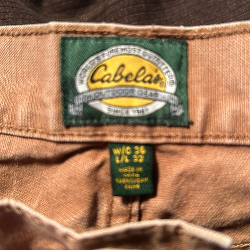 Cabelas Men’s jeans brown size 36/32